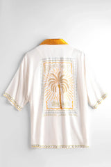 Cuban Collar oversize shirt