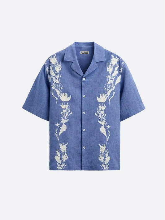 Cuban Collar Oversize Shirt