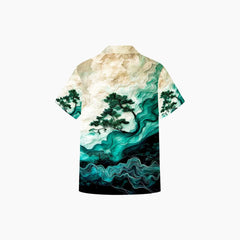 Cuban Collar Oversize Shirt