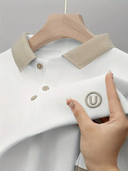 U's Signature Polo T-Shirt – Premium Knit Texture with U Embroidery