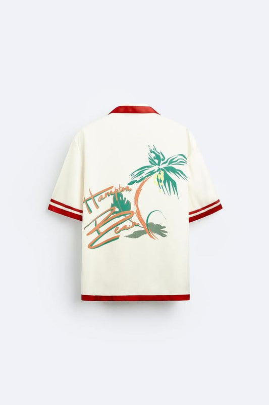 Cuban Collar oversize shirt